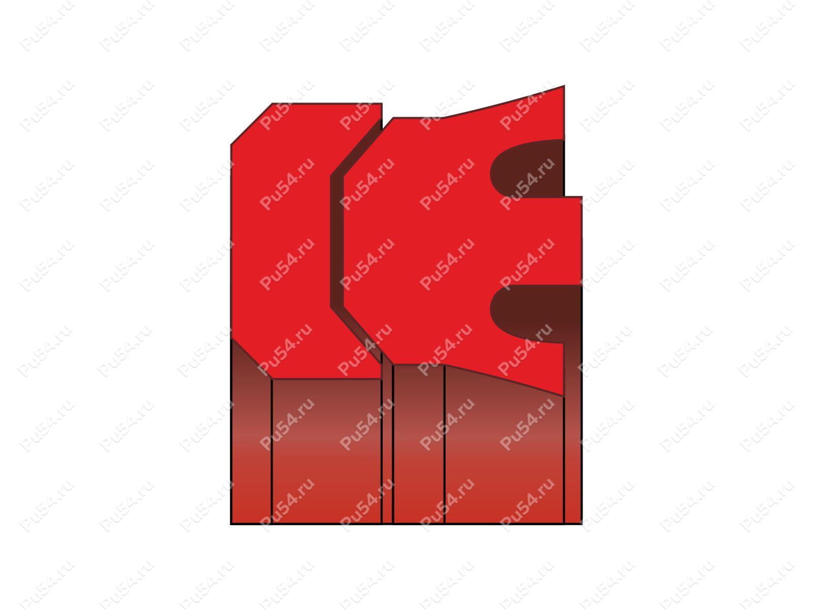 Уплотнение 40x25x10, аналог HALLITE 52 (2149810), Código de product 70-08-360001, Poliuretano, PU54/M87/синий, Imagen №1